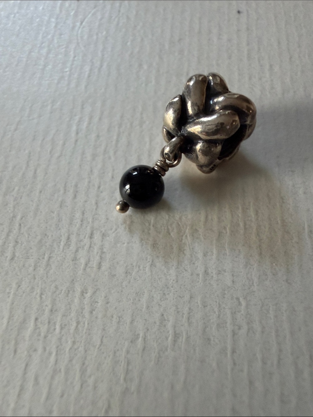 Pandora Sterling Silver Black Onyx Charm bead